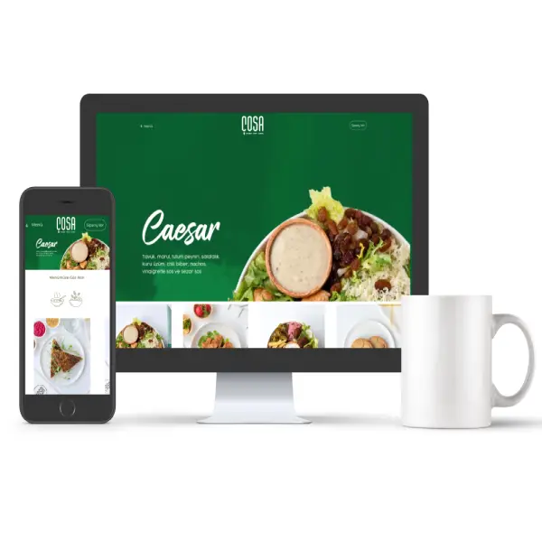 My food company site work that I developed at the company I work for